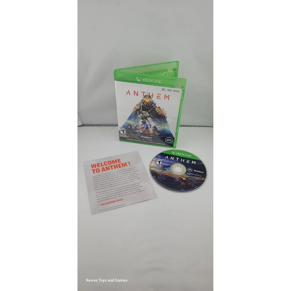 Anthem‎ (Microsoft Xbox One, 2019) Game and Case Tested and Working Great Cond.